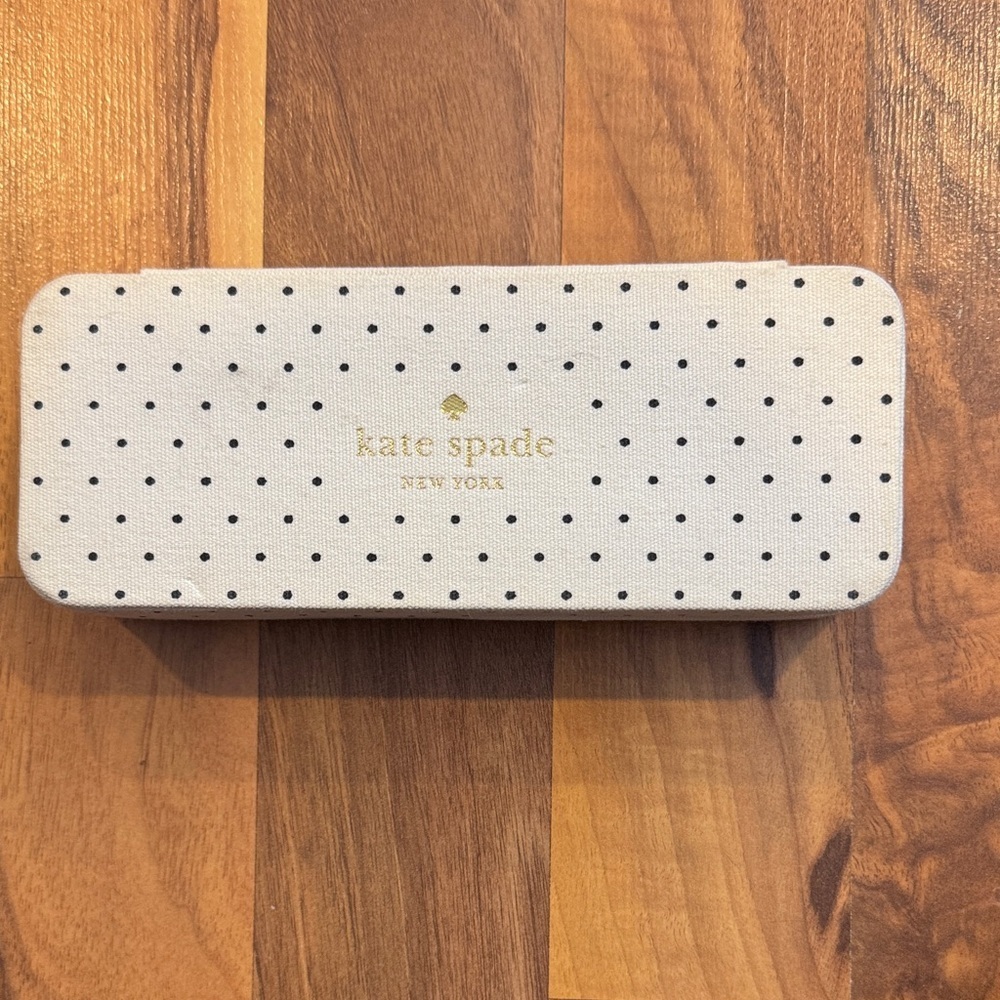Kate Spade Cream and Black Dotted watch Case